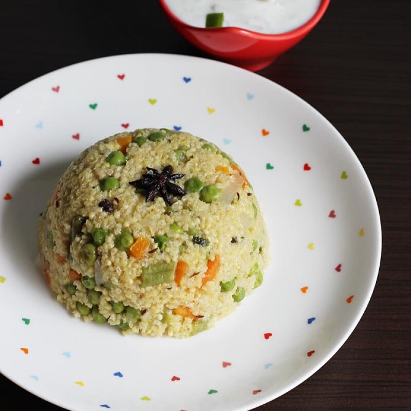 Brown Top Millet Pulao