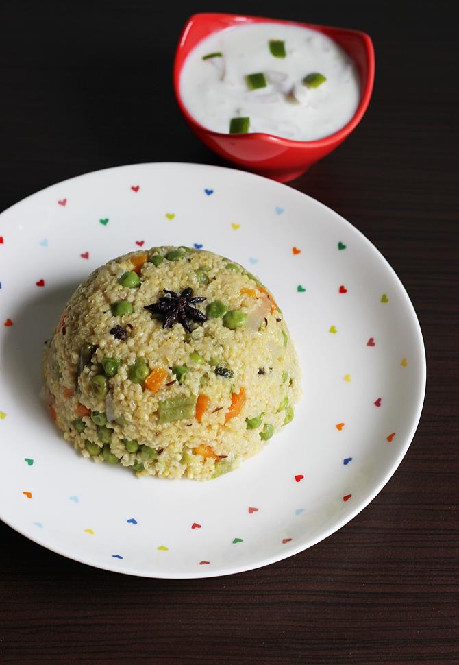 Brown Top Millet Pulao