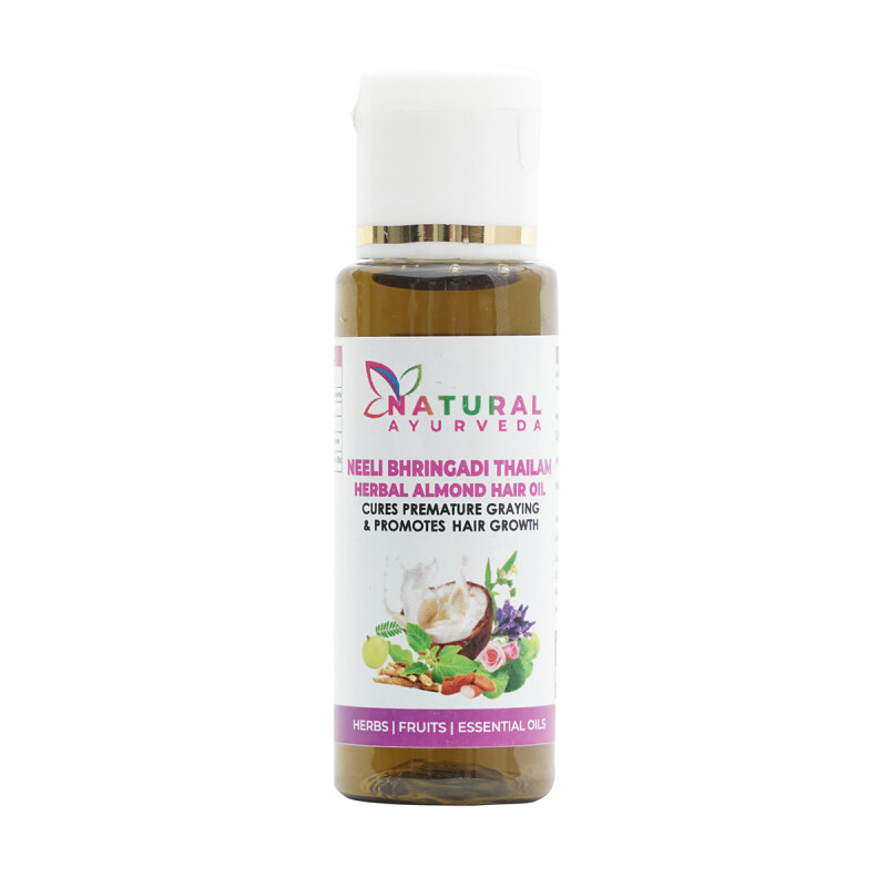 Neeli Bhringadi Thailam - Premature Graying Cure & Hair Regrowth Oil